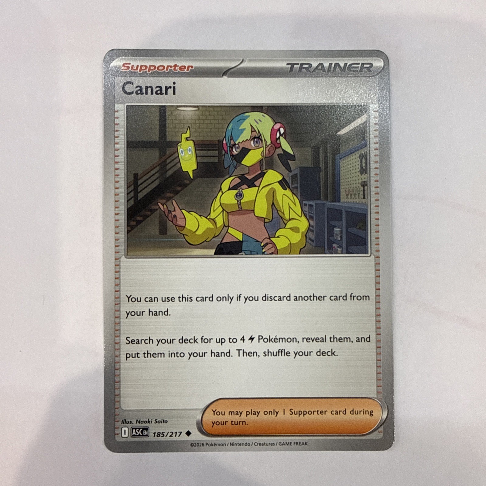 Canari - Uncommon Normal ME: Ascended Heroes 185/217 NM