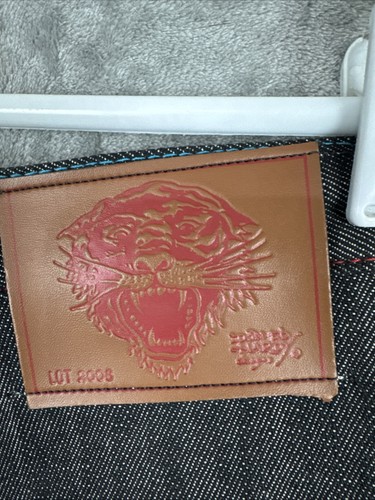 Ed Hardy Herren Jeans bestickt 38x32 Vintage Y2K - Bild 9 von 10