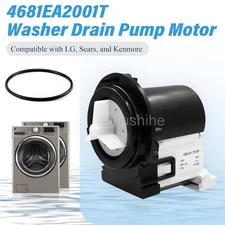 4681EA2001T Washer Drain Pump Motor Replacement For LG Kenmore Washers Machine