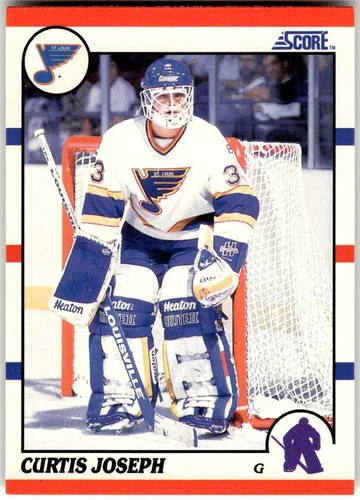 1990-91 Score Canadian #151 Curtis Joseph
