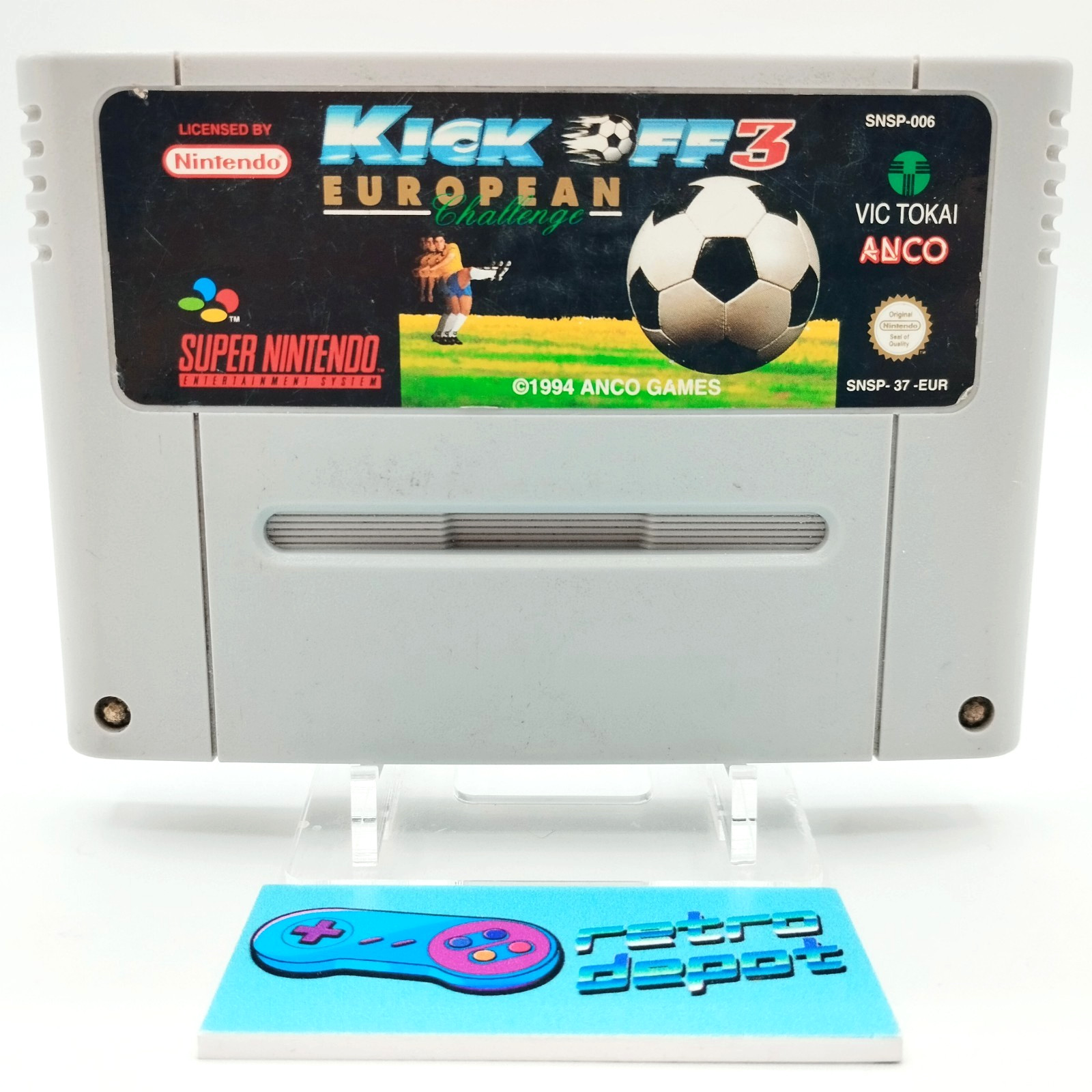 Kick Off 3 European Challenge / Super Nintendo SNES / PAL / EUR
