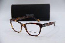 NEW DOLCE & GABBANA DG 3290 3170 HAVANA AUTHENTIC EYEGLASSES 52-17
