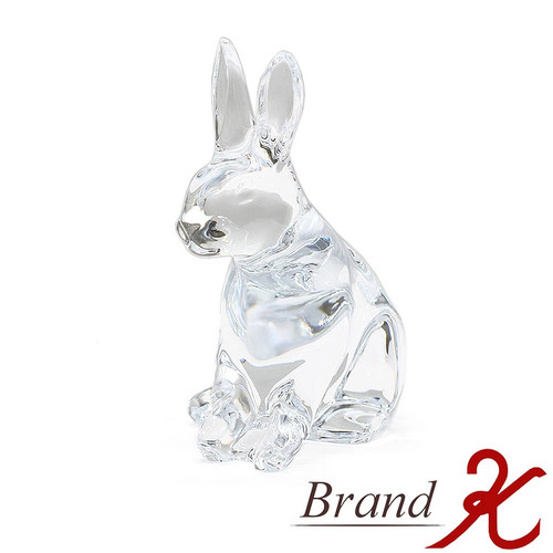 [Baccarat] Crystal Rabbit Figurine Rabbit Zodiac Rabbit Clear Crystal Glass