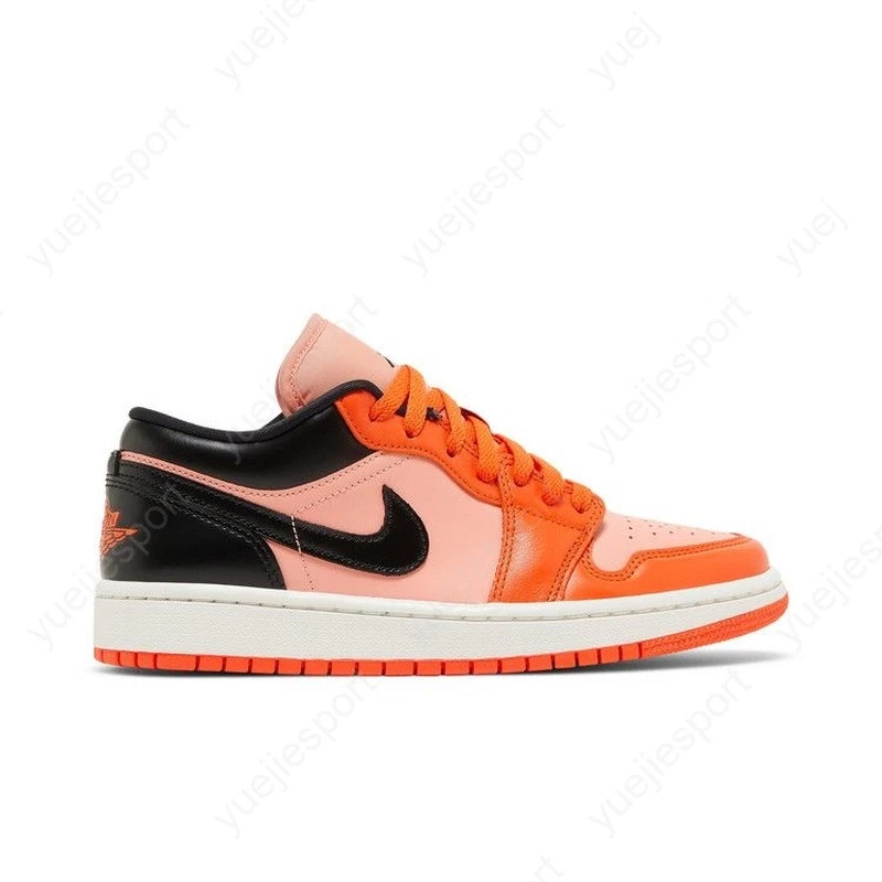 Jordan 1 SE Low Rush Orange Black W for sale | eBay