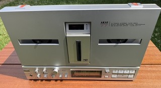 Akai GX 77 Stereo Tape Deck Silver not serviced
