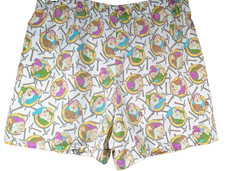 VINTAGE 90's Disney Originals Pajama Shorts Women's L Snow White Dwarfs Rare
