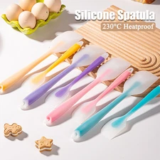 Heatproof Silicone Spatula Cake Icing Scraper | Folding & Leveling Baking Tools