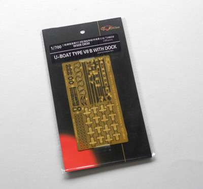 Flyhawk 710010 1/700 German Submarine U-48 and Dock Photo-Etching Parts Great