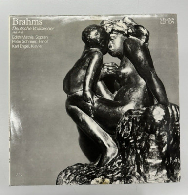 LP - Brahms - Edith Mathis, Peter Schreier, Karl Engel   Deutsche Volkslieder
