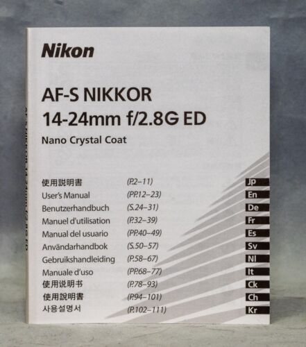 Nikon AF-S Nikkor 14-24mm F/2.8 G ED N Objektiv für Vollformat FX F-Mount gebraucht - Bild 15 von 15