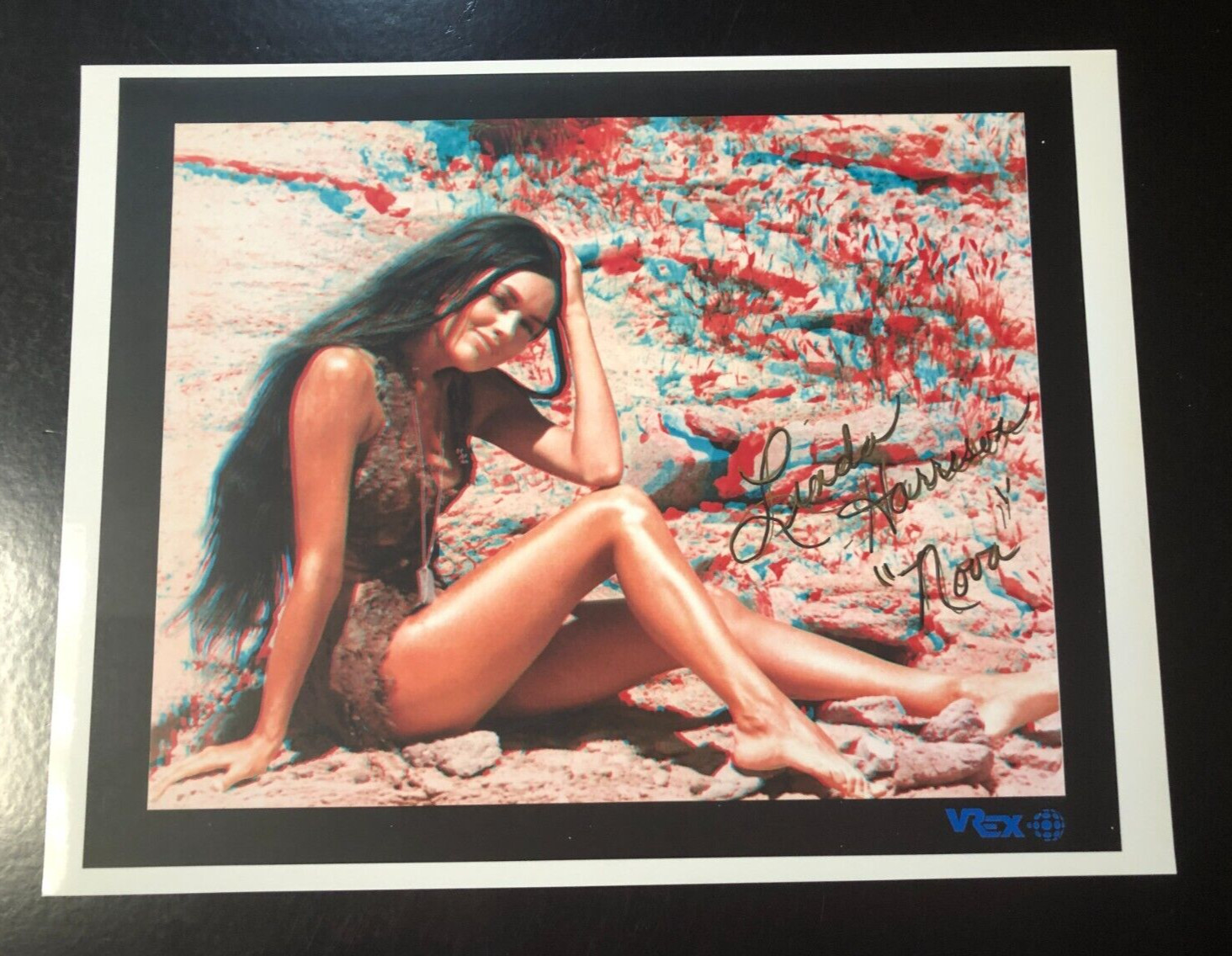 Linda Harrison Planet of the Apes "Nova" Signed 8x10 Autograph 3D Color Photo