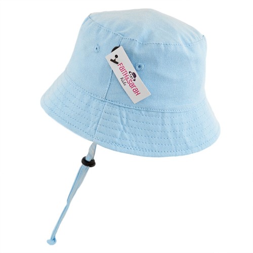 Personalised Name Baby Sun Hat Boy Girl, Custom Bucket Hat with Chin Strap 0-18m - Picture 36 of 53