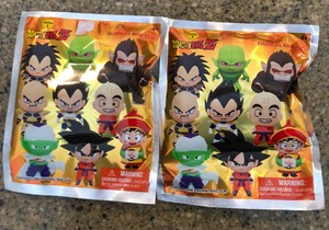 Lot of 2 Dragon Ball Z Blind Bag Figural Bag Clip Series 1 New/Sealed