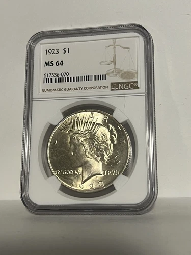 1923 Peace Dollar NGC MS64