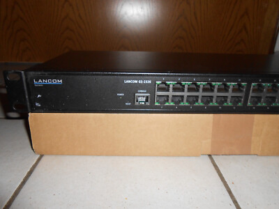 Lancom Systems GS-2326 Managebarer 24 Port Gigabit Ethernet Switch 2 Port SFP