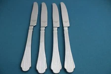 4 Solid Dinner Knives Lenox ABILENE Stainless Vietnam NEW 9 3/8"