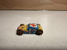 Vintage 1950s Tin Litho Ambulance Toy Car 1 1/2" Made in Japan Used