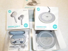 Airtime Luxe 2 Bluetooth Earbuds & Wireless Charger