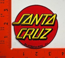 Santa Cruz Skateboard Embroidered Iron-On Patch