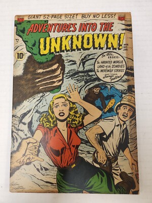 Adventures Into The Unknown 14 Pre Code Horror Ogden Whitney ACG 1948 46
