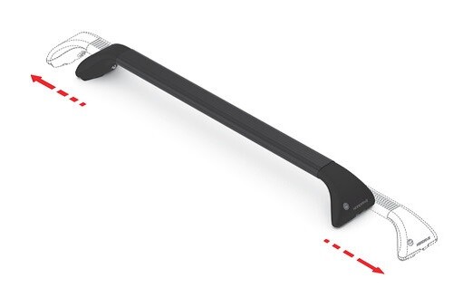 NORDRIVE SNAP ALU Barre Portatutto Portapacchi per VW PASSAT VARIANT B8 - 2014+ - Foto 8 di 14