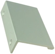 (12 Pack) 2-3/4" Tab Finger Pull with Ridge Aluminum