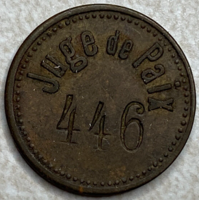 Juge De Paix 446 10 Game Arcade Merchandise Trade Token T3393 | eBay