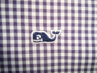 VINEYARD VINES MEN'S LONGSLEEVES BUTTON UP WHALE SHIRT SIZE MEDIUM HARDLY WORN!