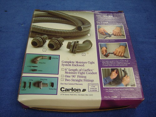 Carlon 150DRB Non-Metallic Flexible Conduit Kit 1/2 Dia. in. x 6 L ft - New - Bild 2 von 3