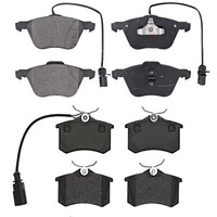 Set BeläGe Schuhe BremsbeläGe Vorne Und Hinten FüR Seat Alhambra (7V8, 7V