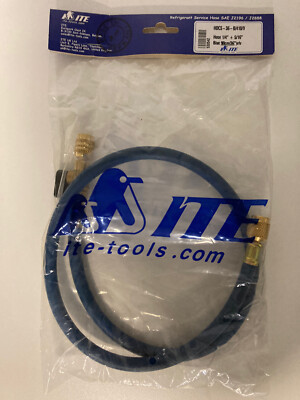 ITE Ladeschlauch - HDCS - 36 - B410v Kühlung Air Con - blau - Kugelhahn