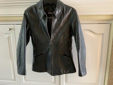 Womens Wilson Leather Black Thinsulate Jacket Size M Nwot