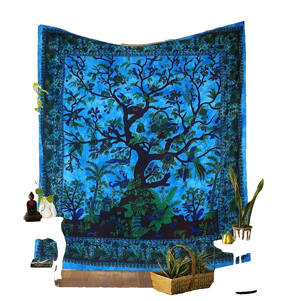 Handmade Mandala Jungle Tapestries