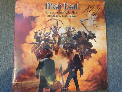 Meat Loaf - Braver than we are LP Neu/OVP signed/autograph/signiert/Autogramm