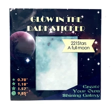 Glow in the Dark Stickers - Moon & 221 Stars