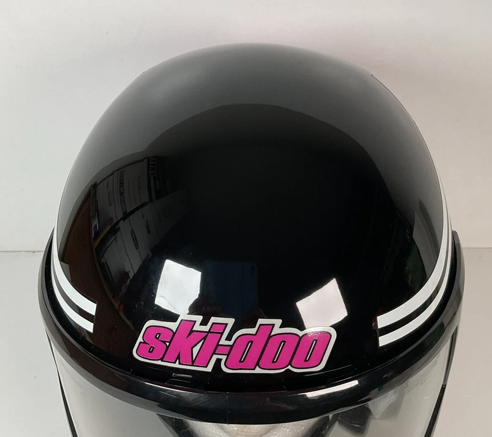 Vintage Ski-Doo Lazer Full Face Snowmobile Helmet Large - Image 3 of 4