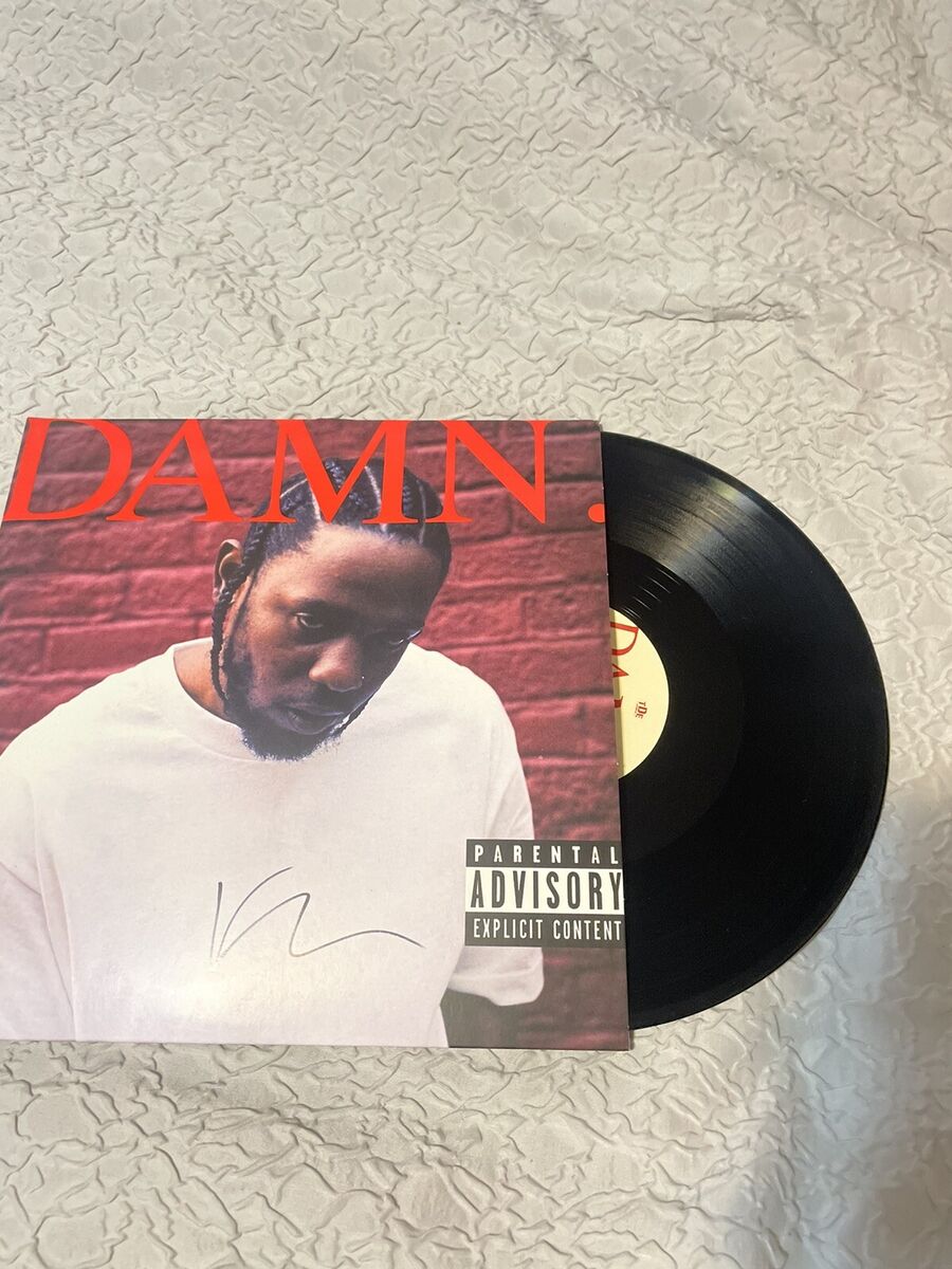 KENDRICK LAMAR **SIGNED AUTOGRAPH** ALBUM VINYL RECORD - DAMN