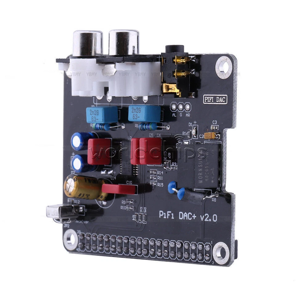 Módulo de tarjeta de sonido de audio PCM5122 HIFI DAC interfaz I2S para Raspberry Pi 2 B+ Foto 3 de 4