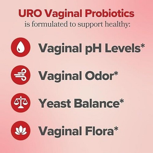 URO O Positiv Vaginal Probiotics 60 COUNT Women pH Balance with Prebiotics - Picture 2 of 7