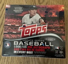 2014 Topps Baseball Update Sealed Hobby Jumbo Box