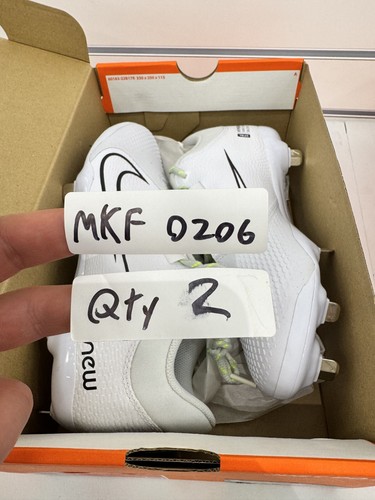 Nike Hyperdiamond 4 Pro Womens Softball Cleats Shoe White Black Dust Size 9 NIB - Picture 11 of 11