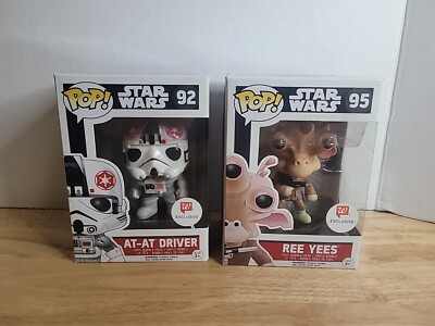 Funko Pop Star Wars - AT-AT Driver #92 & Ree Yees #95 Walgreens