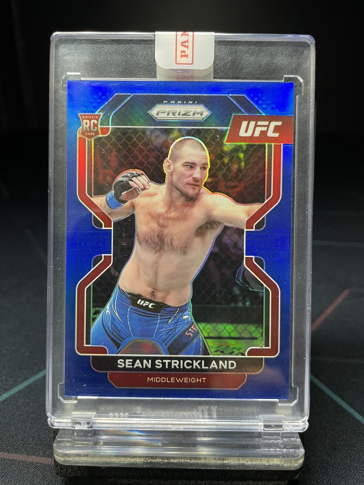 Sean Strickland Rookie Blue Prizm /199 - 2022 Panini Prizm UFC #172