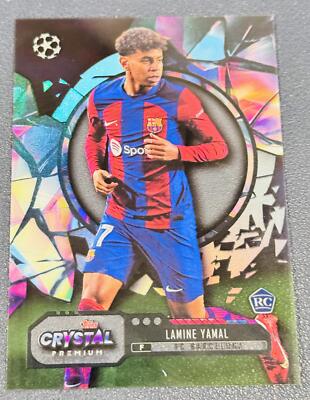 2023-24 Topps Crystal Premium UEFA Lamine Yamal #27 RC