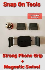 Snap On Tools Strong Phone Grip + Car Magnet Phone Holder 2 Pieces Kit NEW!!!!!!