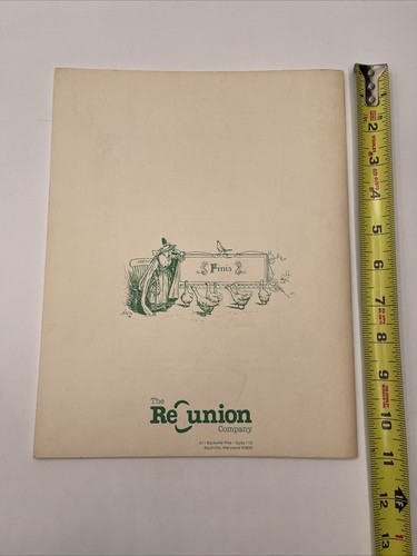 Wakefield High School Class Of 1970 - 20 Year Reunion Brochure - Picture 6 of 6