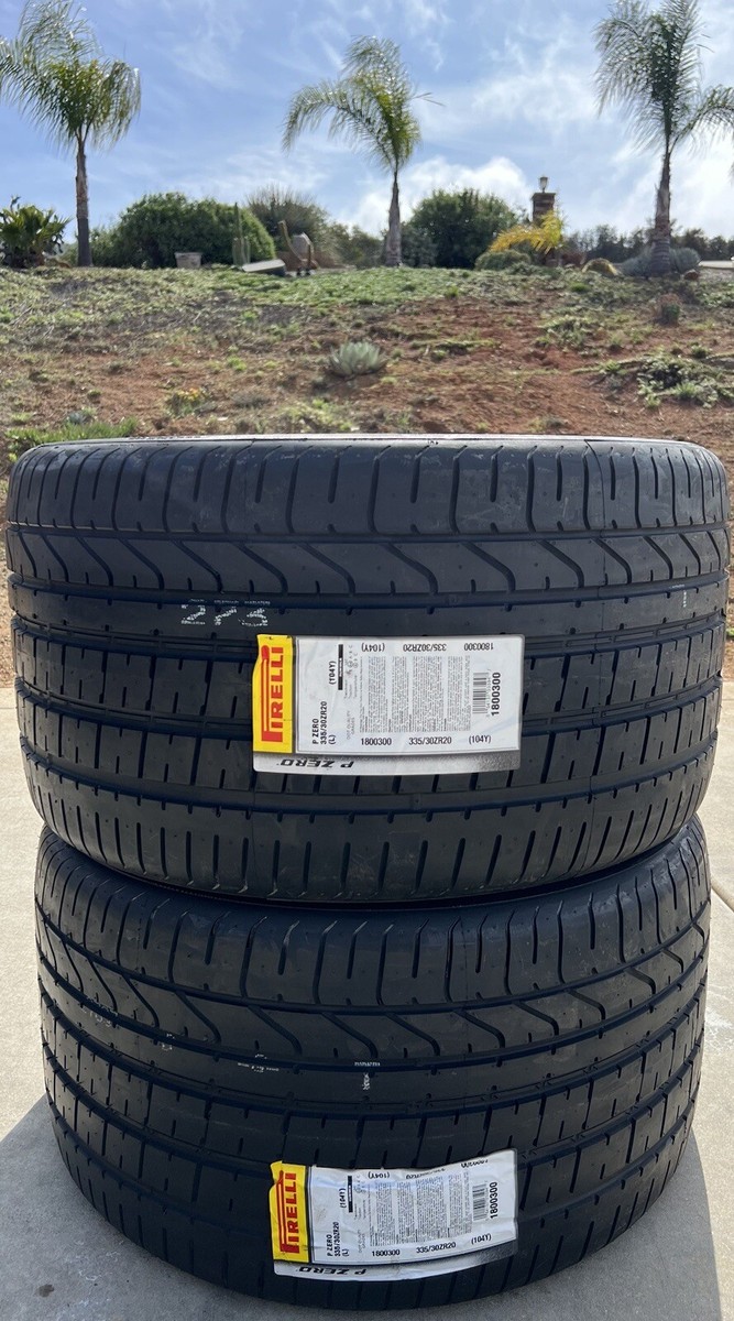 りー Set of TWO BRAND NEW 335/30ZR20 (104Y) Pirelli P Zero PZero L