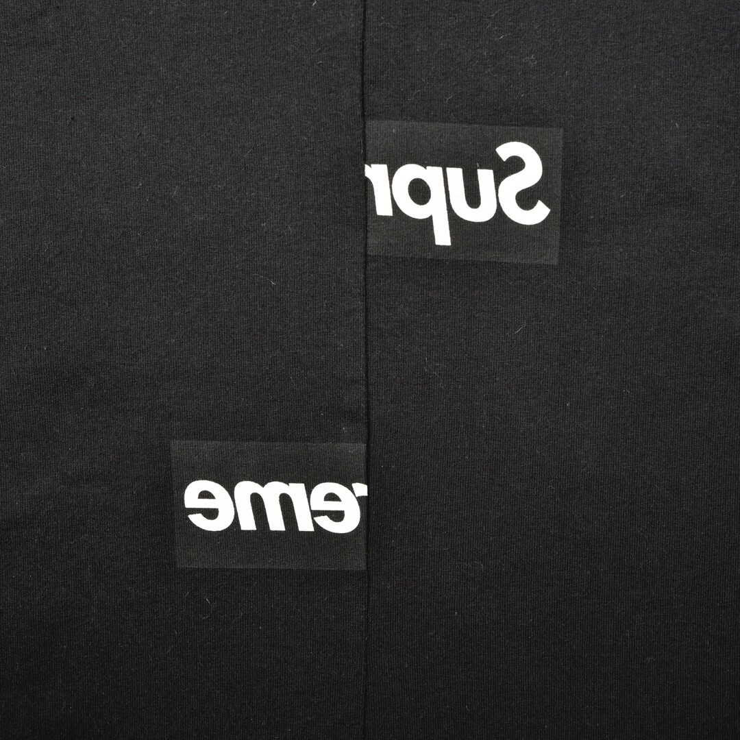 Supreme ロゴ Tシャツ 黒  XXL Supreme Box Logo Cotton T-shirt | Black | FARFETCH IL