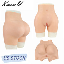 Silicone Fake Vagina Shorts Panty HipShaping Pants For Transgensers Crossdresser