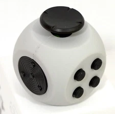 GRAY with Black Activity Cube for Stress Anxiety Relief New in Box